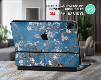 Almond Blossoms by Vincent van Gogh 3M vinyl skin for the Apple Magic Keyboard and Apple Smart Keyboard Folio for iPad Pro and iPad Air