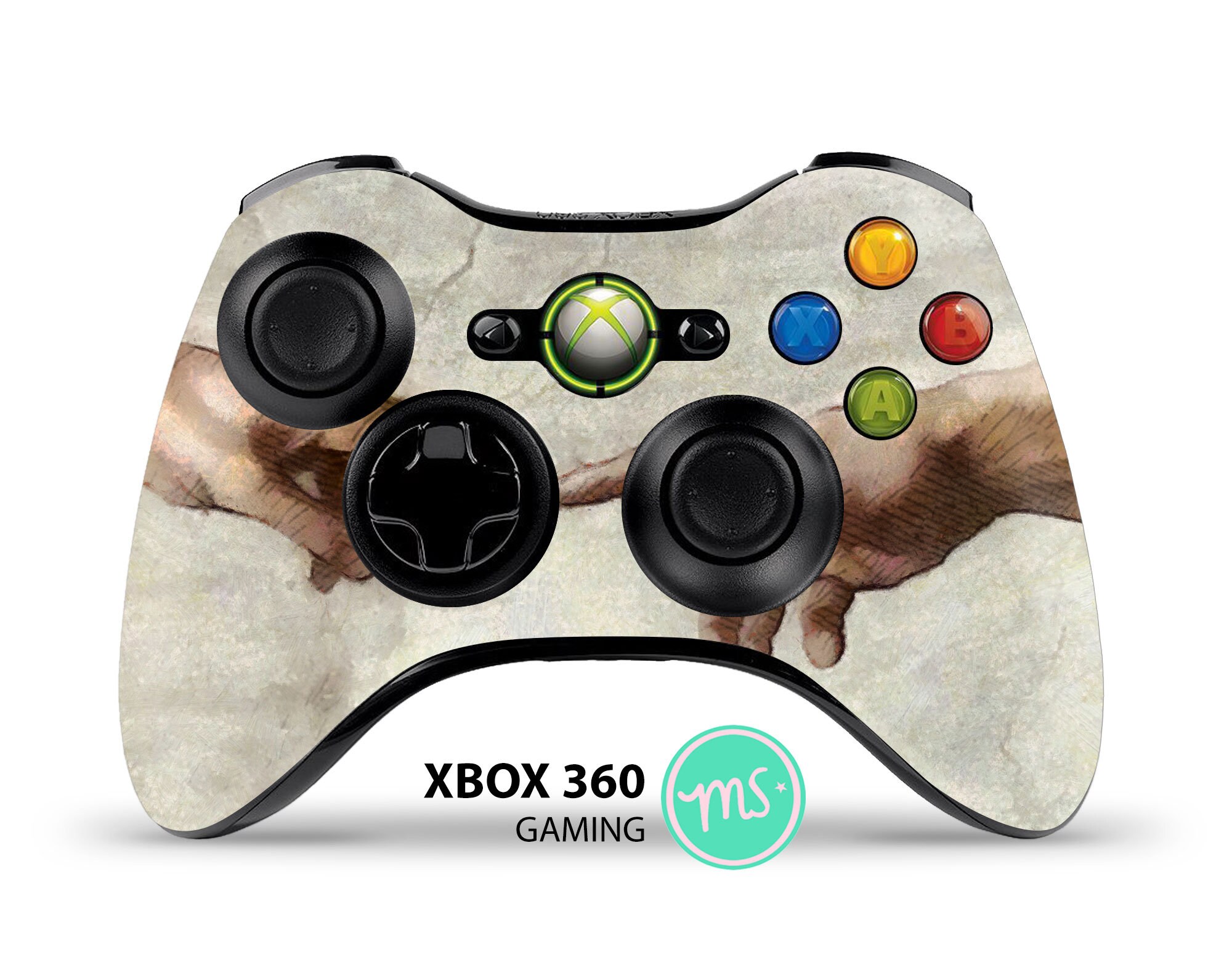 The Creation of Adam by Michelangelo Pro Controller Skin 3M Vinyl Skin ...