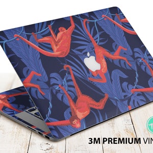 Monkeys in the jungle , skin for Macbook premium 3M vinyl sticker for all MacBook models and other laptops