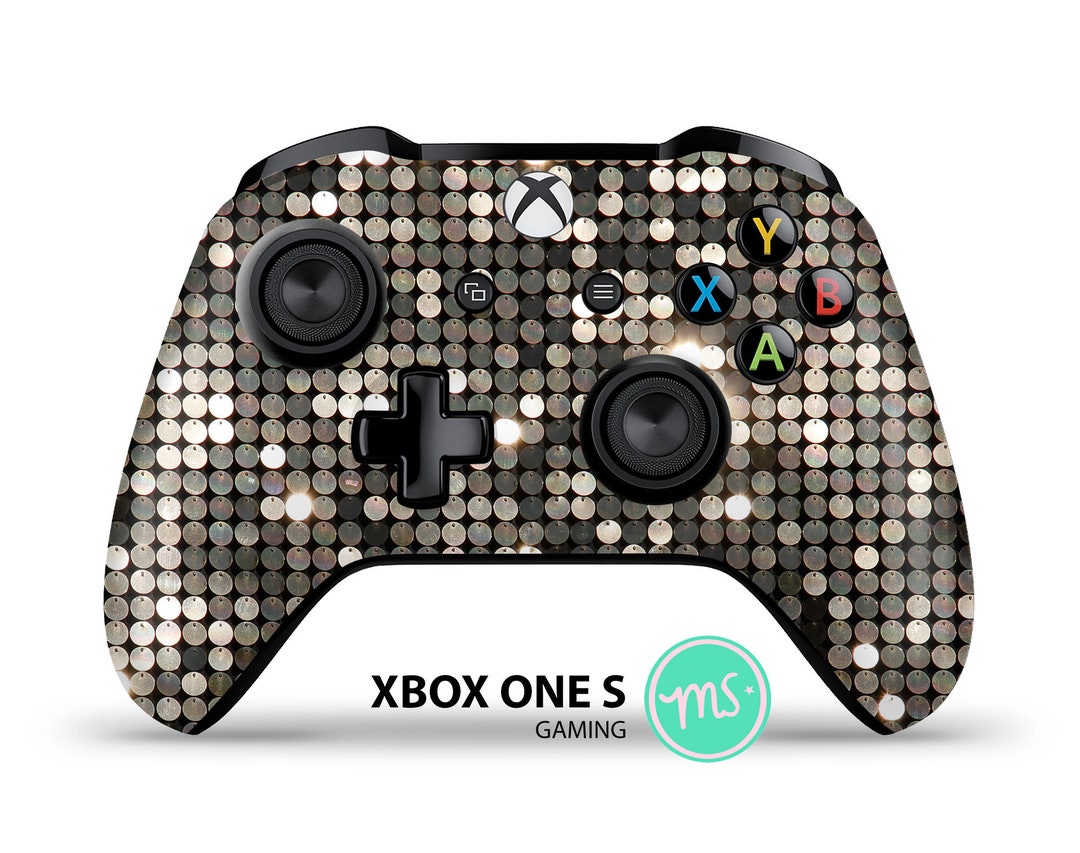 Golden Sequins Texture Pro Controller Skin 3M Vinyl Skin for the Sony ...