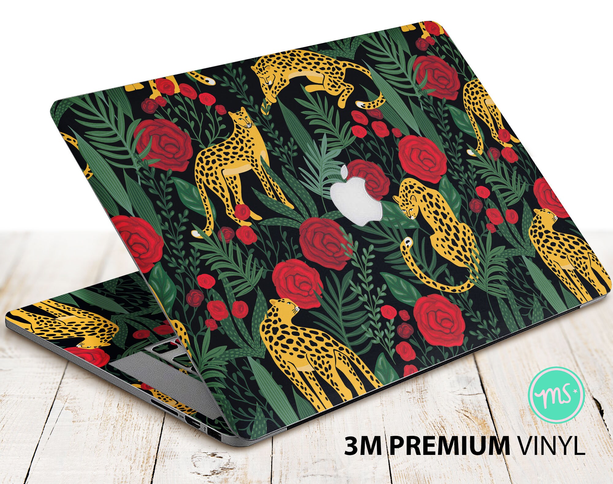 Skin Stickers MacBook Pro Retina 13 Pouces - Motif Léopard Coloré