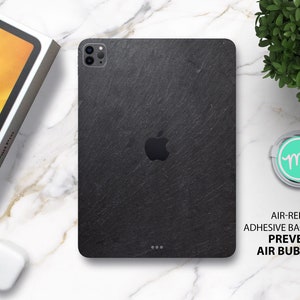 Schoolbord effen textuur met krassen iPad premium vinyl skin premium 3 M skin voor alle iPad-, Amazon Kindle- en Samasung Galaxy Tabs-modellen