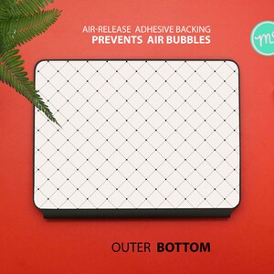 Golden mesh texture iPad magic keyboard case 3M vinyl skin for the Apple Magic Keyboard and Apple Smart Keyboard Folio for iPad Pro and iPad image 4