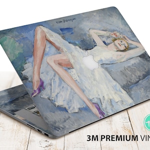 Custodia con tastiera magica per iPad The Purple Shoes di Kees van Dongen, adesivo in vinile 3M di alta qualità per tutti i modelli di MacBook e altri laptop