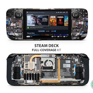 Amazing 3M vinyl skin for Steam Deck and others Game consoles. AOKZOE, ONEXPLAYER, Rog Ally, Razer Kishi. The Best gift for son and daughter