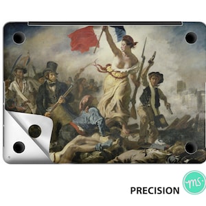Naklejka winylowa premium 3 M „Wolność wiodąca lud” autorstwa Eugène’a Delacroix do wszystkich modeli MacBooków i innych laptopów
