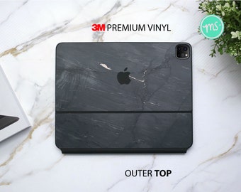 Vinilo 3M con textura gris pizarra clara para el Apple Magic Keyboard y el Apple Smart Keyboard Folio para iPad Pro y iPad Air