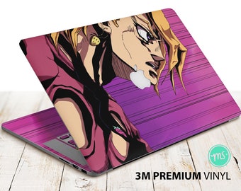 Video game character portrait laptop skin premium 3M vinyl sticker for all MacBook models and other laptops