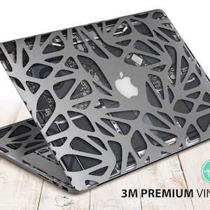 Cuted cover silver macbook premium 3M vinyl sticker for all MacBook models and other laptops
