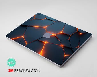 Autocollant vinyle premium 3M pour MacBook, compatible avec tous les modèles de MacBook et autres ordinateurs portables.