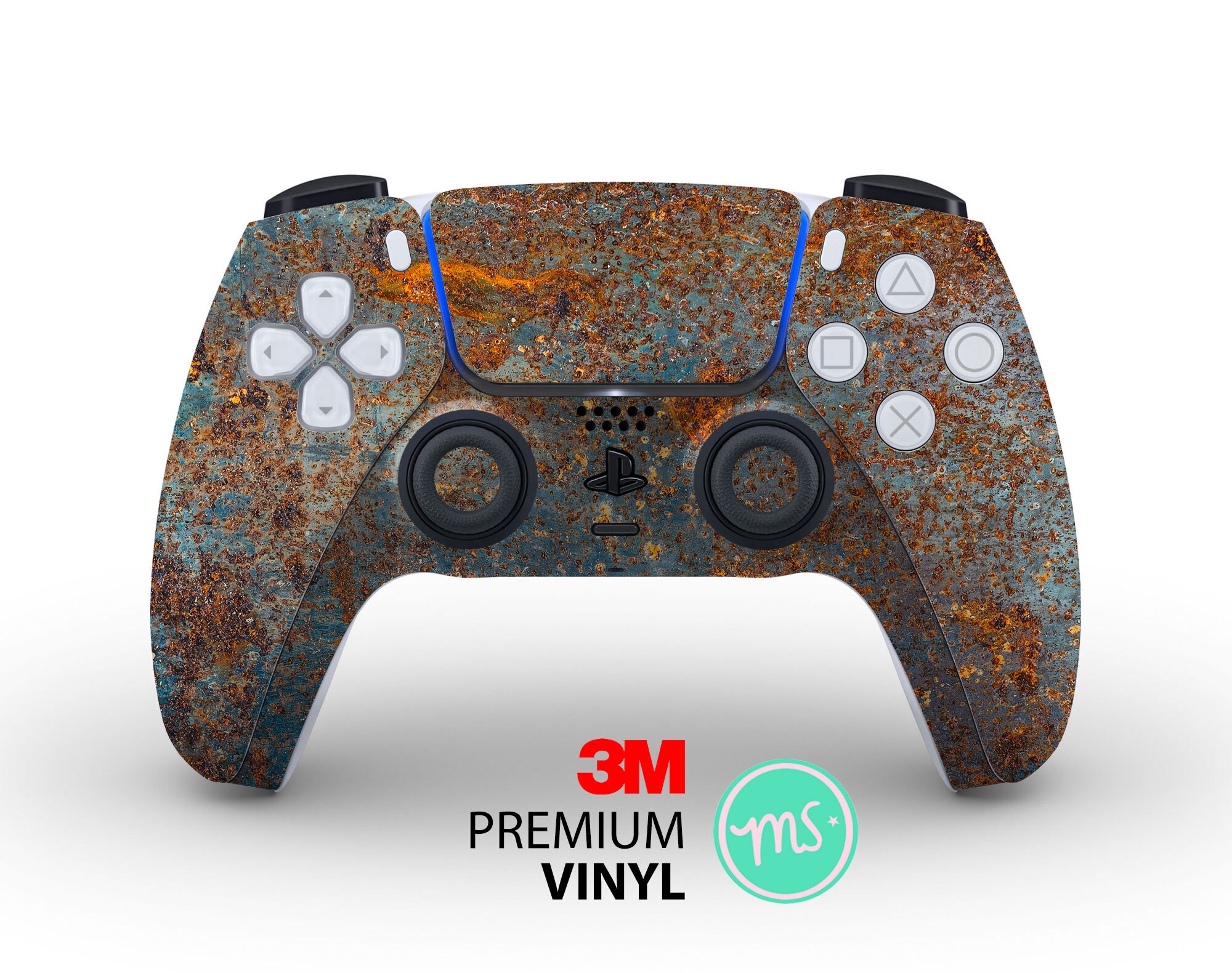Metal Rust Texture Pro Controller Skin 3M Vinyl Skin for the Sony PS ...
