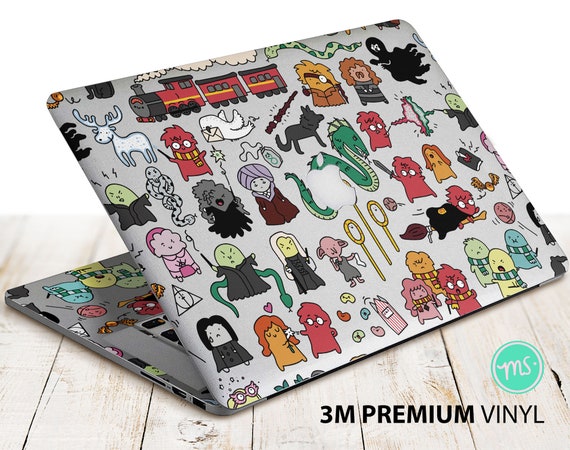 Adventure time sticker bomb ordinateur portable skin premium 3M