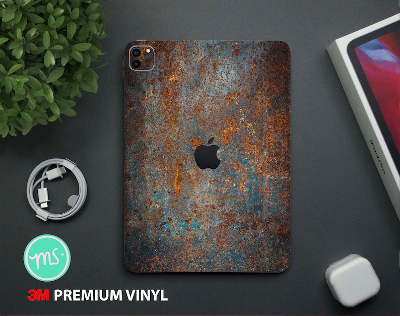 Metal rust texture iPad skin premium 3M skin for all iPad, Amazon Kindle and Samasung Galaxy Tabs models image 3