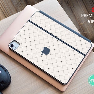 Golden mesh texture iPad magic keyboard case 3M vinyl skin for the Apple Magic Keyboard and Apple Smart Keyboard Folio for iPad Pro and iPad image 3