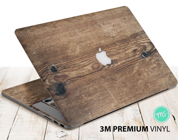 Buy Tattered Wood Texture Laptop Skin Premium 3M Vinyl Sticker for All  MacBook Models and Other Laptops Online in India 