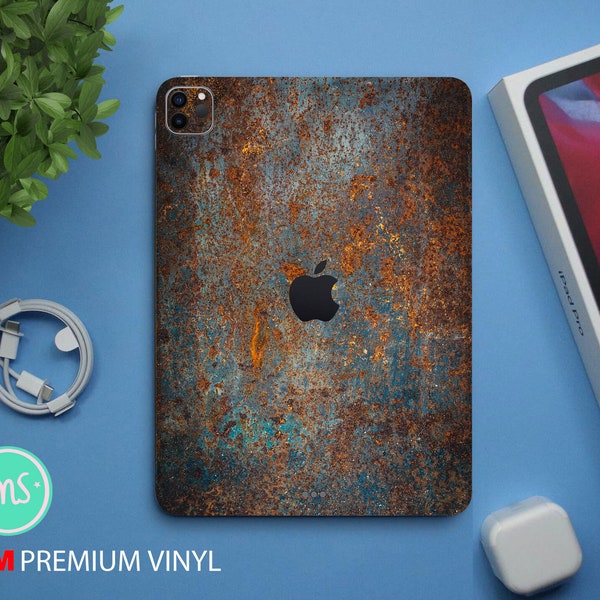 Metal rust texture iPad skin premium 3M skin for all iPad, Amazon Kindle and Samasung Galaxy Tabs models