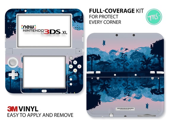Skin Autocollant Effet Carbone Pour Nintendo 3DS - Kit De Personnalisation