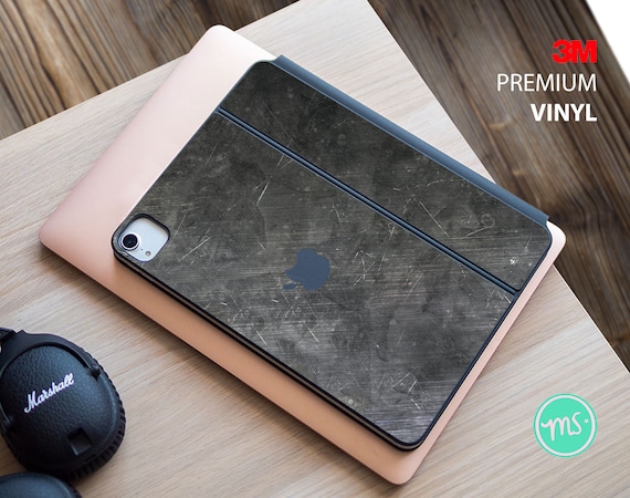 傷のある黒板テクスチャ iPad マジックキーボードケース 3M ビニール
