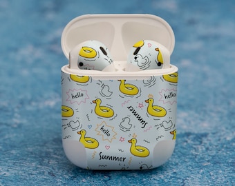 Gele speelgoedeendjes, sticker voor AirPods premium 3 M vinyl voor AirPods alle modellen Beats Buds Samsung Galaxy Buds OnePlus Buds en andere