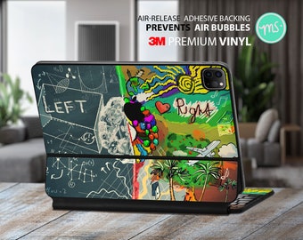 Superbe habillage en vinyle de 3 m pour le clavier magique Apple et l'étui rabattable pour clavier intelligent Apple pour iPad Pro et iPad Air