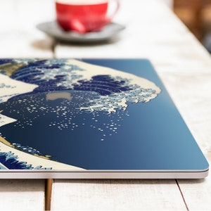 The Great Wave off Kanagawa von Katsushika Hokusai , Skin für MacBook Premium 3M Vinyl Aufkleber für alle MacBook Modelle und andere Laptops Bild 7