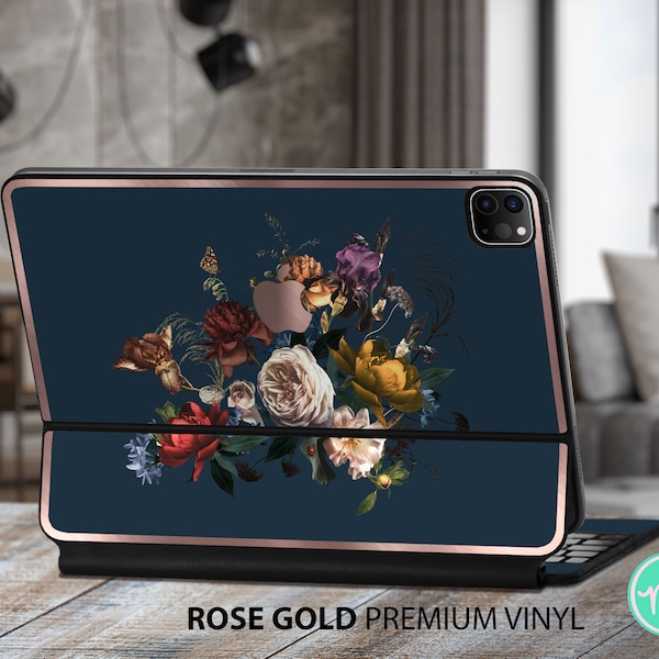 Gorgeous premium vinyl skin with awesome METALLIC EFFECT for the Apple Keyboards for iPad Pro and iPad Air