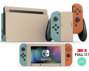 Skin en vinyle premium 3 M pour Nintendo Switch, Nintendo Switch OLED et Nintendo Lite