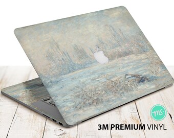 Laptop Hülle Premium 3 M Vinyl Aufkleber für alle MacBook Modelle und andere Laptops mit Schneelandschaft