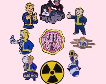 Fallout Videospiel Vault Boy Emaille Pin