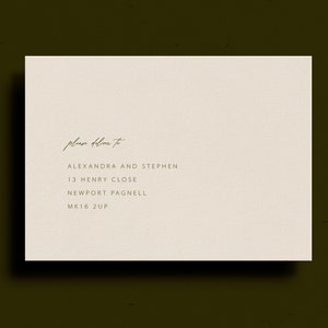 Modern Script Arched Save the Date Alana Collection image 8