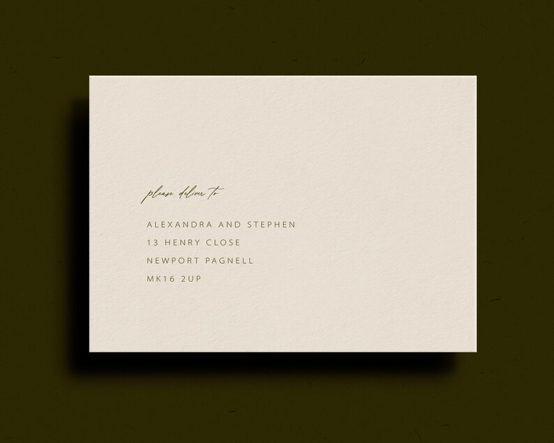 Modern Script Arched Save the Date Alana Collection image 8