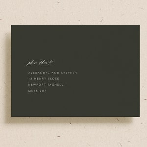 Modern Script Arched Save the Date Alana Collection image 9