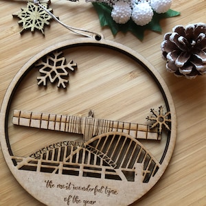 The Most Wonderful Tyne of the Year Tree Decoration