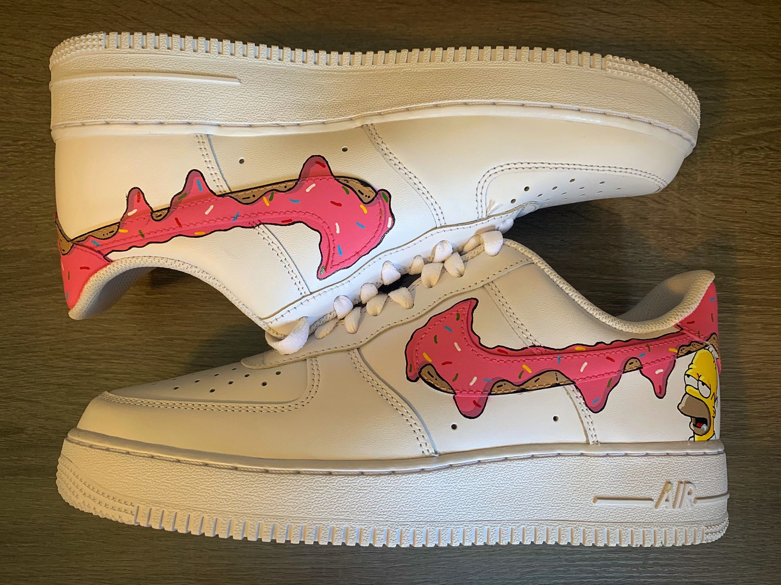 nike air force 1 custom simpsons