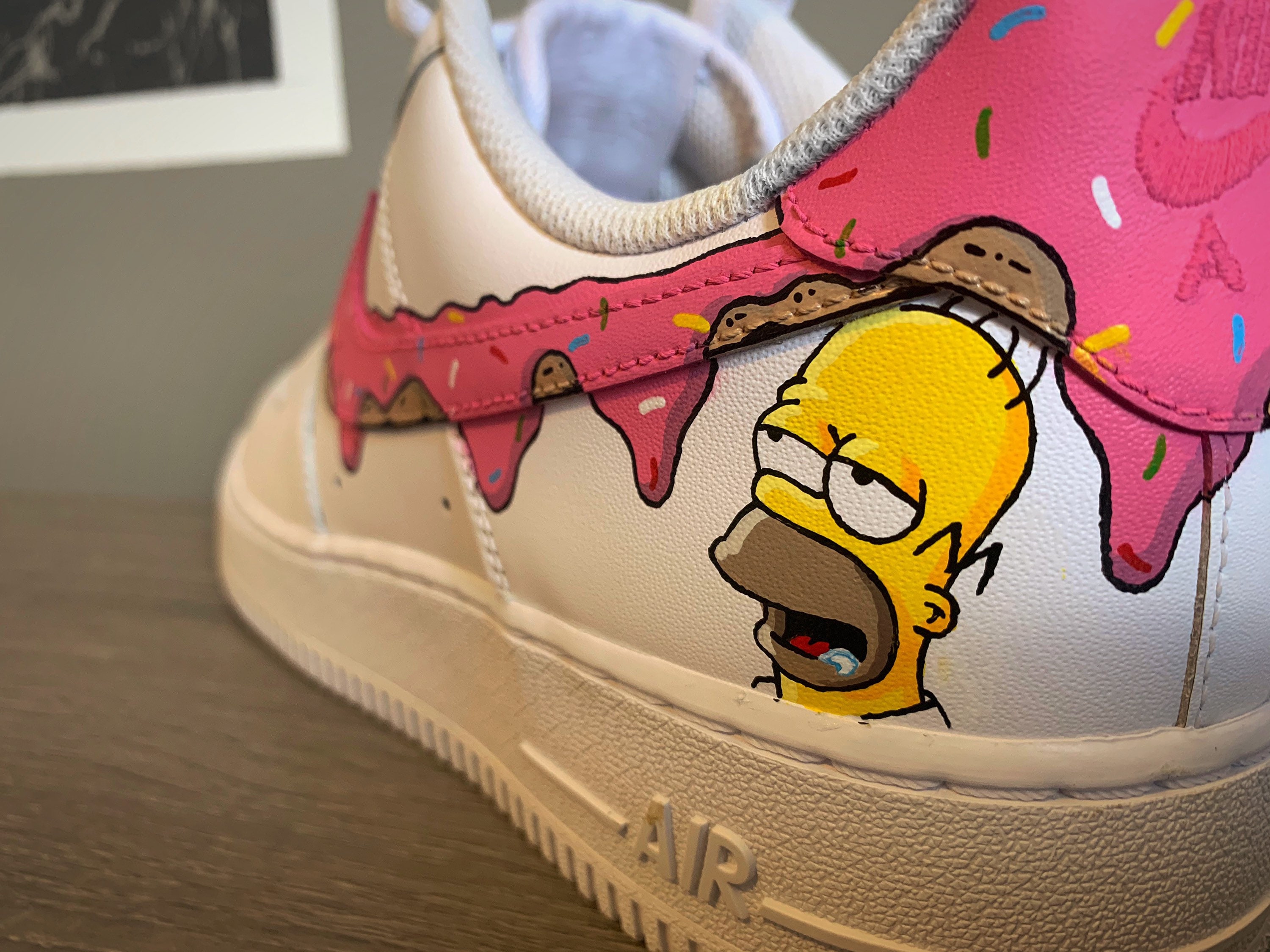 nike air force 1 custom simpsons