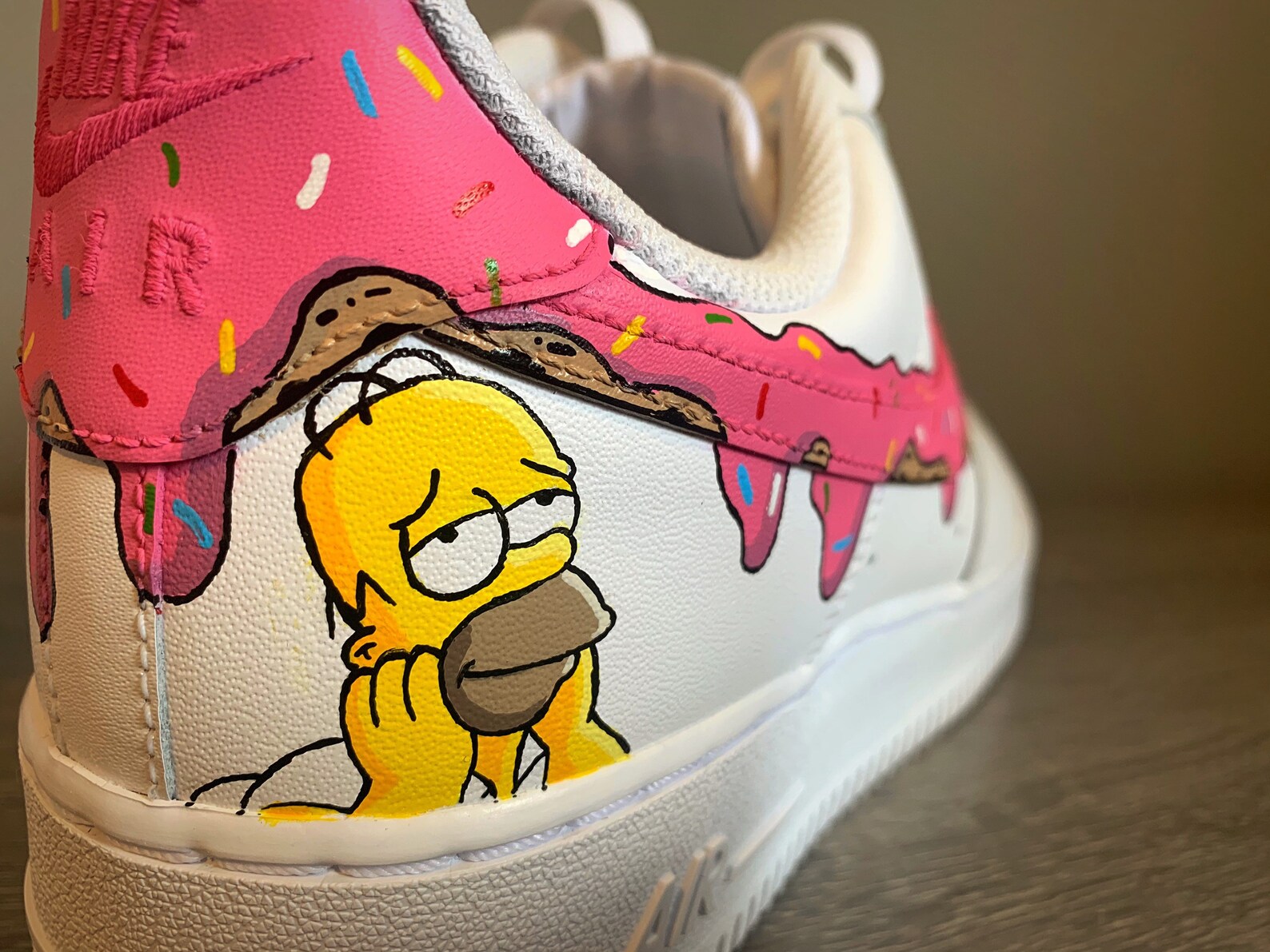 nike air force 1 custom simpsons