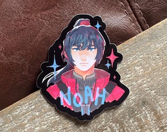 Noah Xeno Video Game Portrait Anime Glossy Vinyl Decal Sticker