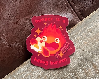 Hungry Flame Anime Movie Glossy Vinyl Decal Sticker