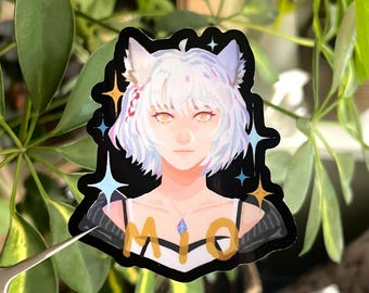 Mio Xeno 3 Video Game Portrait Anime Glossy Vinyl Decal Sticker