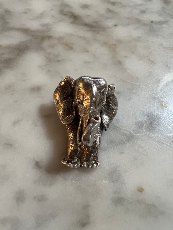 Elephant Pendant / Solid Silver