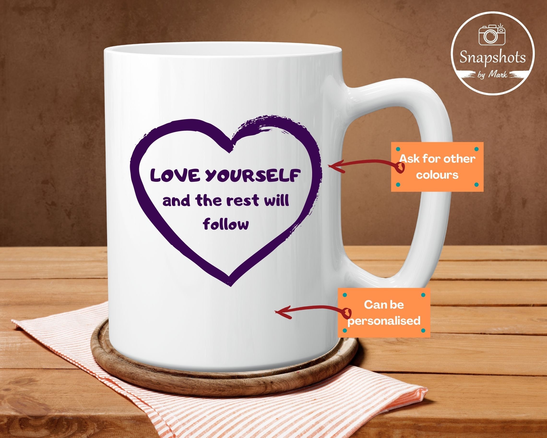 Inspirational mugs with a motivational and positive message Etsy