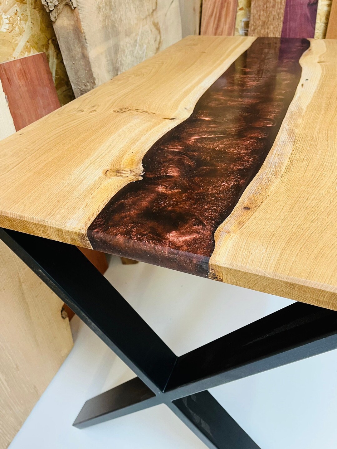 Made to Order Live Edge Resin Tables Etsy
