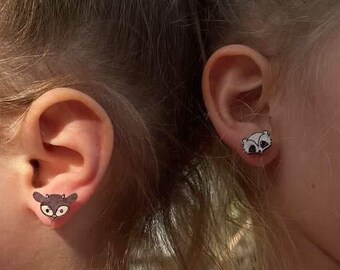Child Clip Earrings Etsy