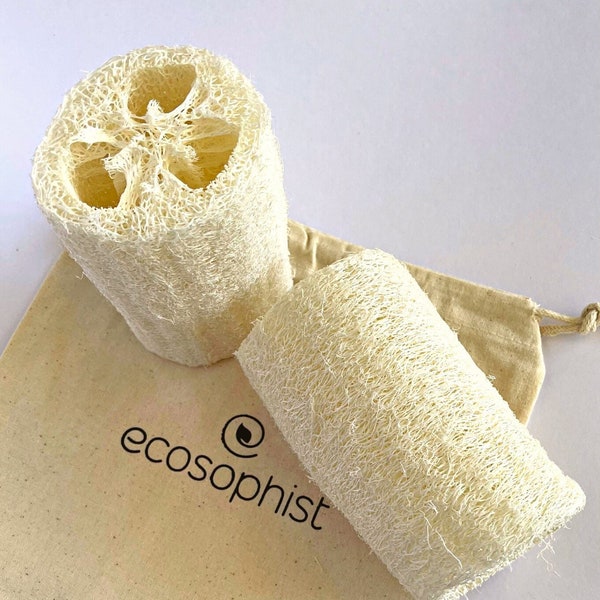 Natural Loofah Sponge | Natural | Eco Friendly Loofah Sponge | Exfoliating Sponge | Zero Waste Sponge | Skincare tools | Body Exfoliation