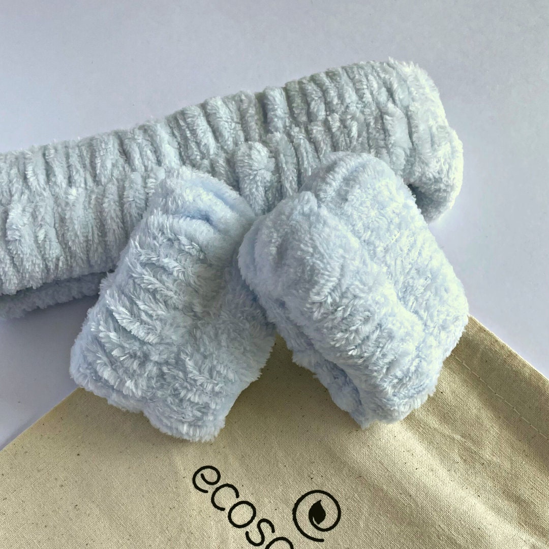 Headband and Wristbands Set Flannel Headbands and Wristbands Etsy