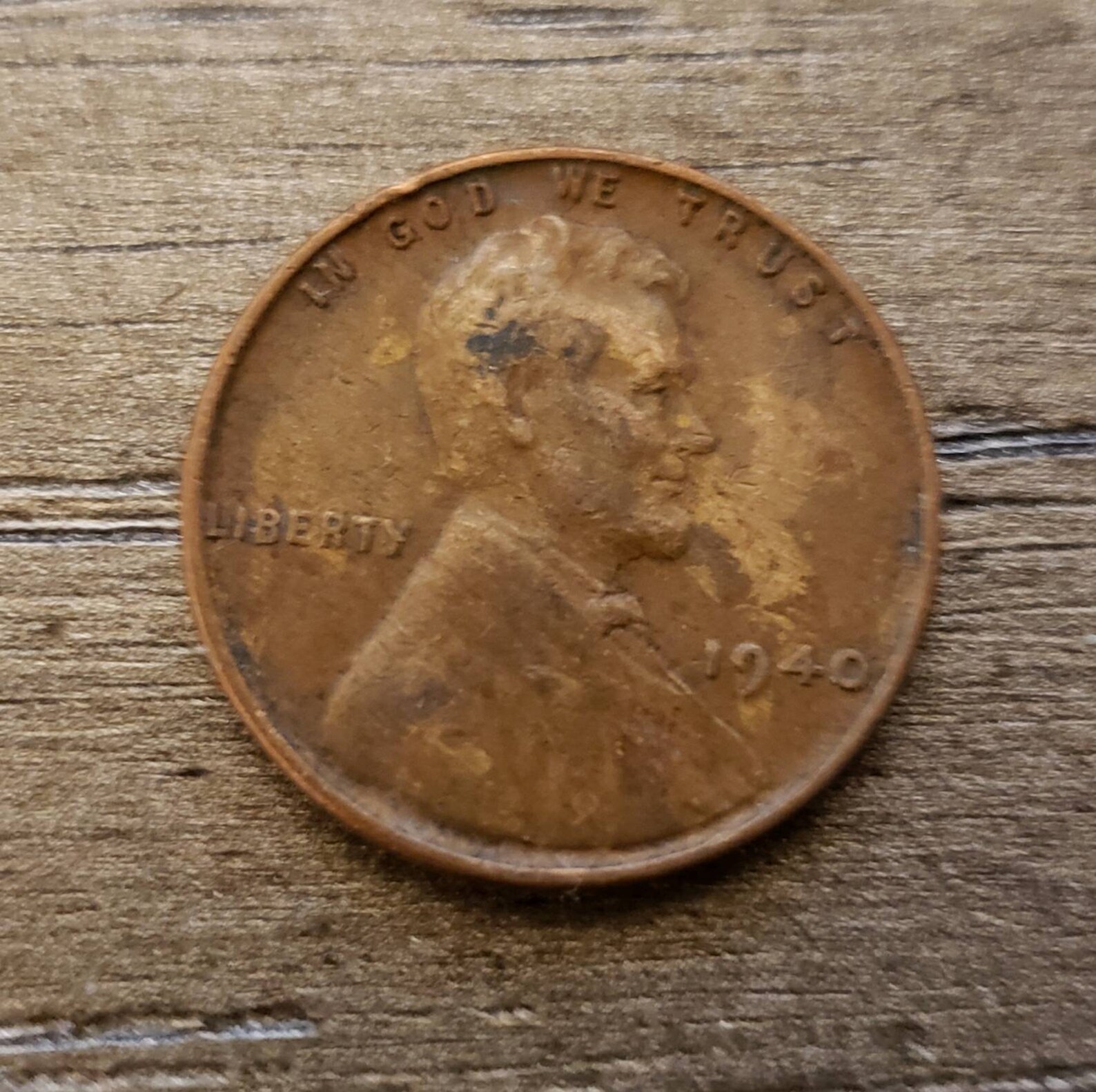 1940 Copper Wheat Penny No Mint Mark Etsy