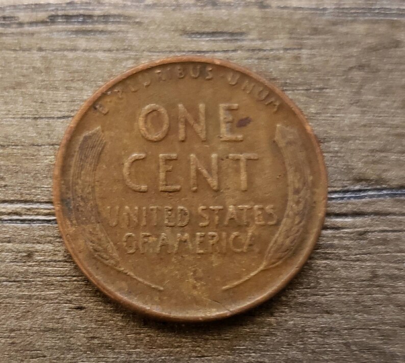 Download 1940 Copper Wheat Penny No Mint Mark | Etsy