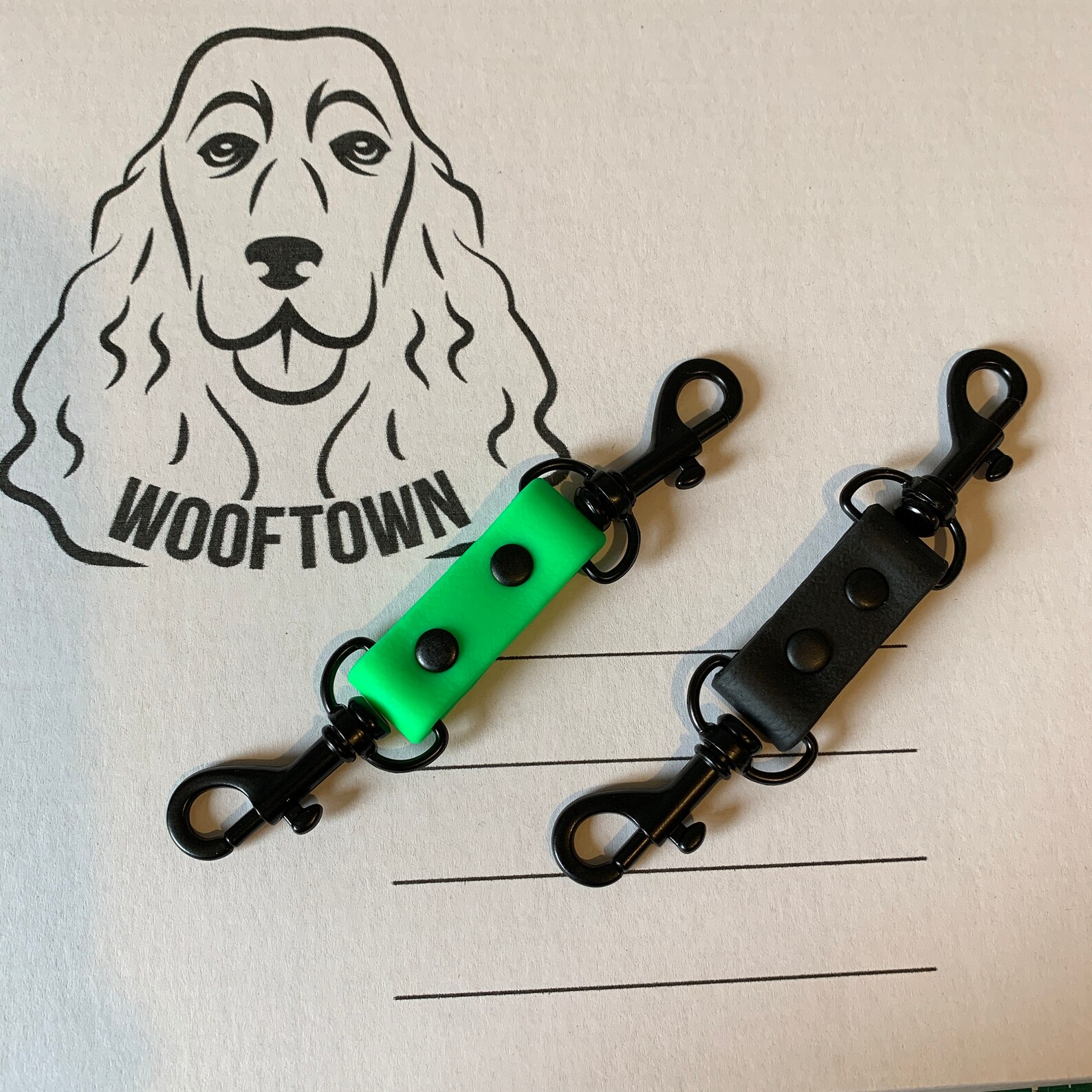 Collar To Harness Clip Connector Double Snap Collar To Etsy