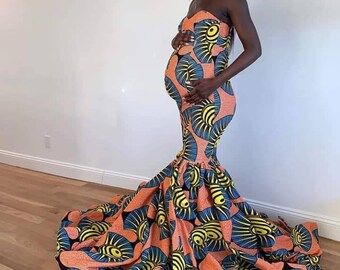 african print maternity wear