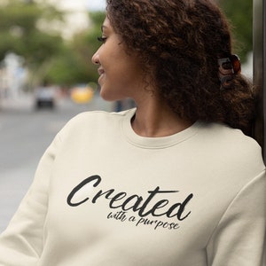 Created With a Purpose SVG PNG PDF, Christian Svg, Self Love Svg, Easter Svg, Worthy Svg, You Matter Svg, Religious Svg, Faith Svg,Jesus Svg
